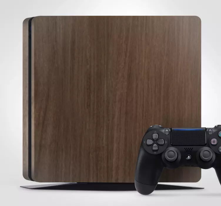 PS4 Skin konsolenabdeckung aus holz - TenStickers