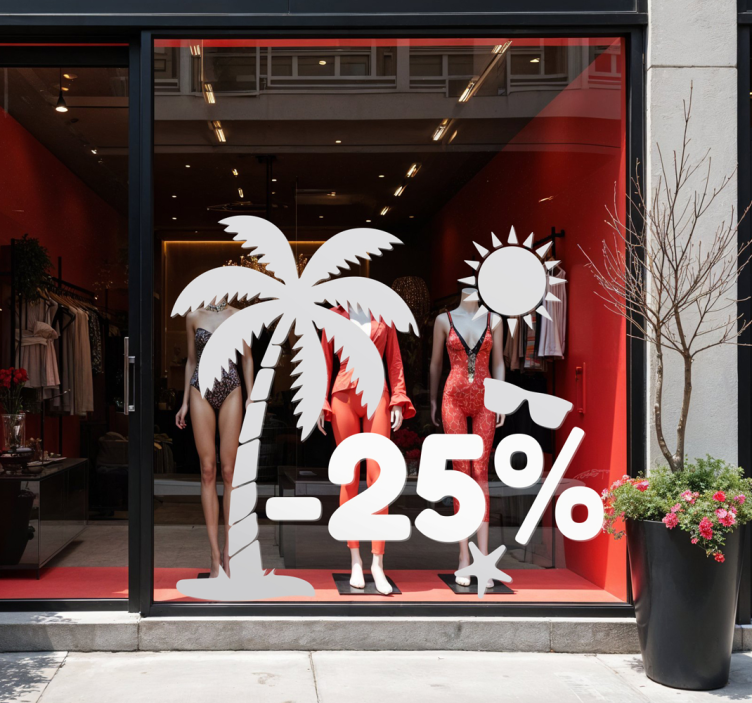 Rabatt Aufkleber sommer-symbole - TenStickers