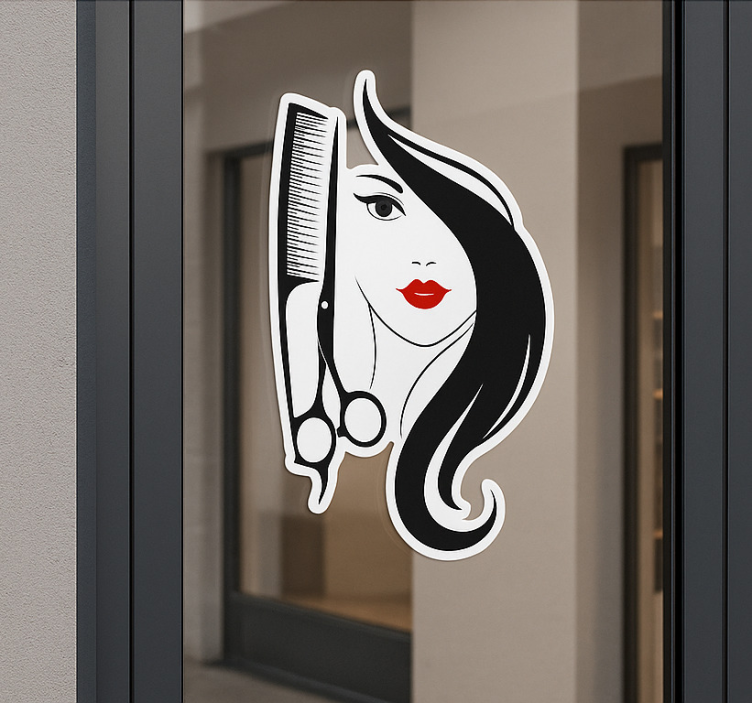 Sticker Mode friseursalon-logo - TenStickers