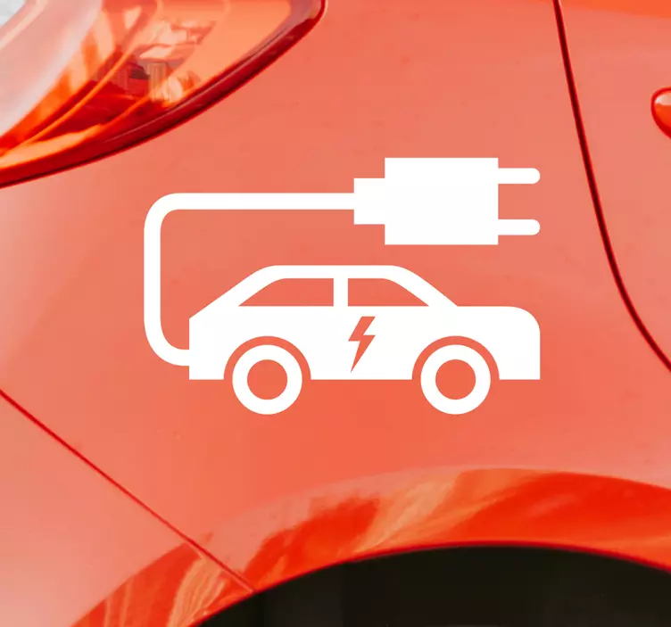 Symbol Aufkleber für Elektrofahrzeuge - TenStickers