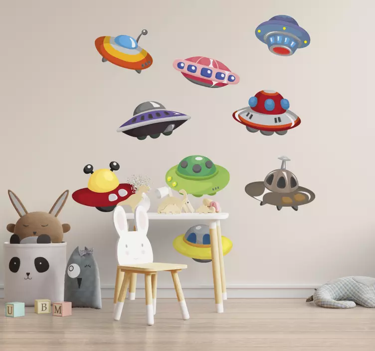 UFO Aufkleber - TenStickers
