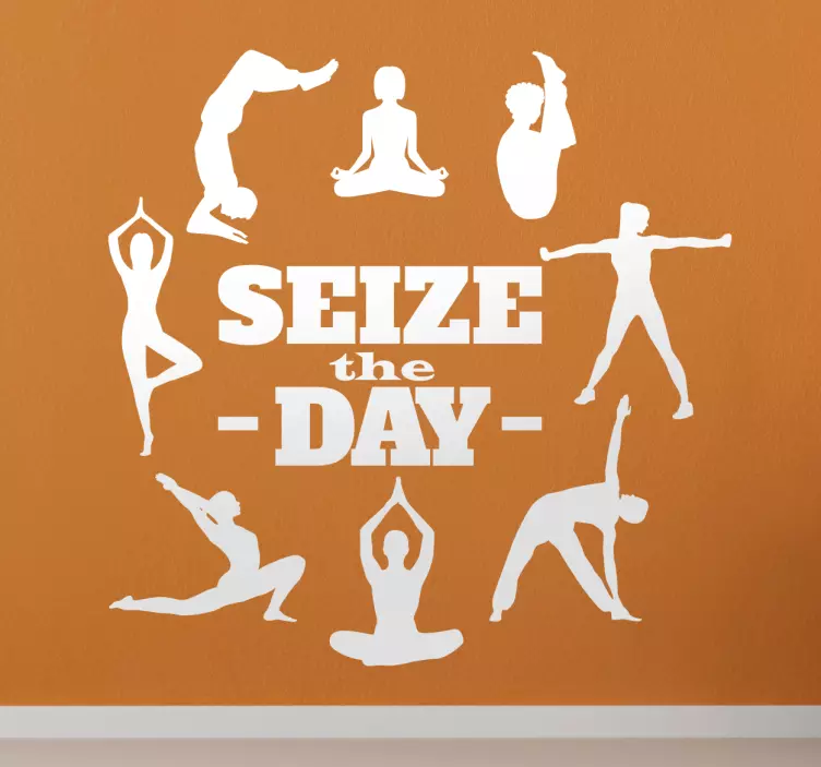 Wandtattoo Spruch Seize the Day - TenStickers