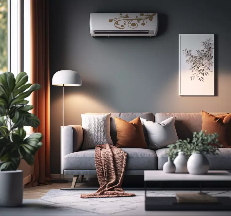 Vintage Klimaanlage Aufkleber Dekoration - TenStickers