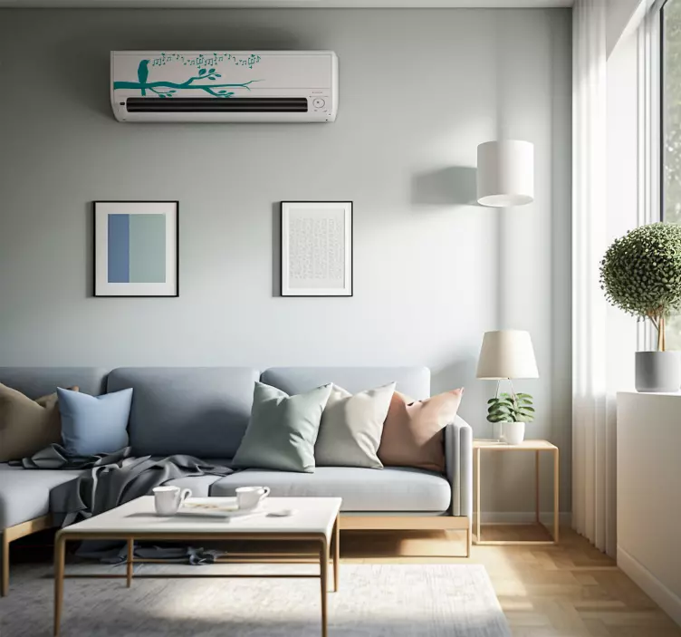 Wandsticker Vogel singender Vogel - TenStickers