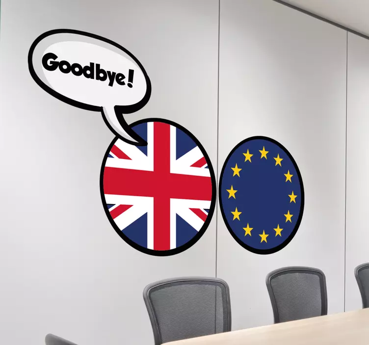 Wandsticker Brexit - TenStickers