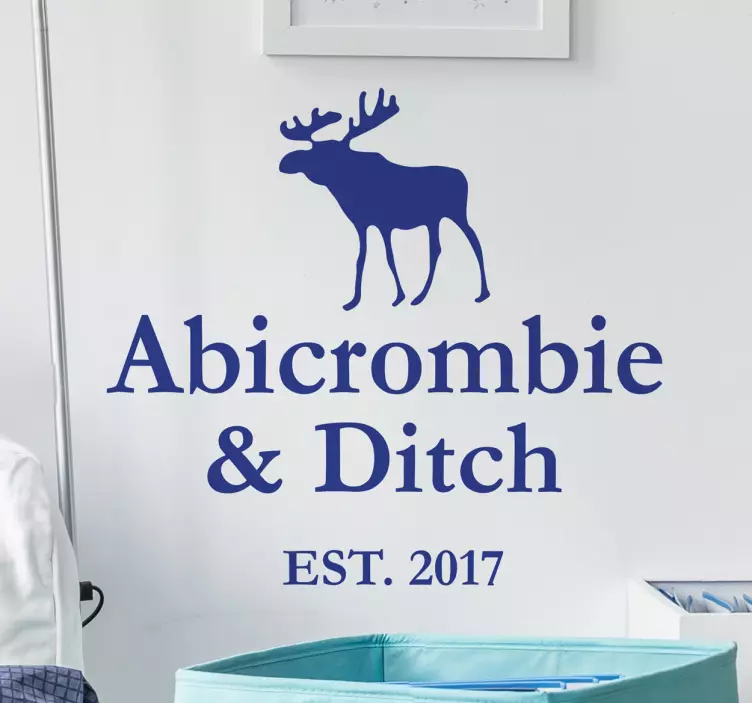 Wandtattoo Abicrombie & Ditch - TenStickers
