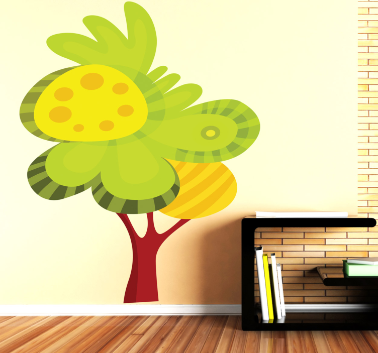 Wandtattoo Baum Illustration - TenStickers