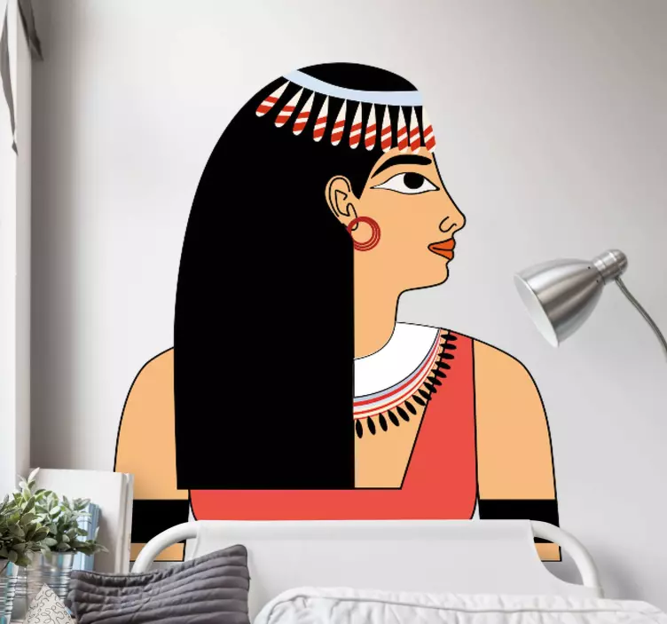Wandtattoo Figur elegante Ägypterin - TenStickers