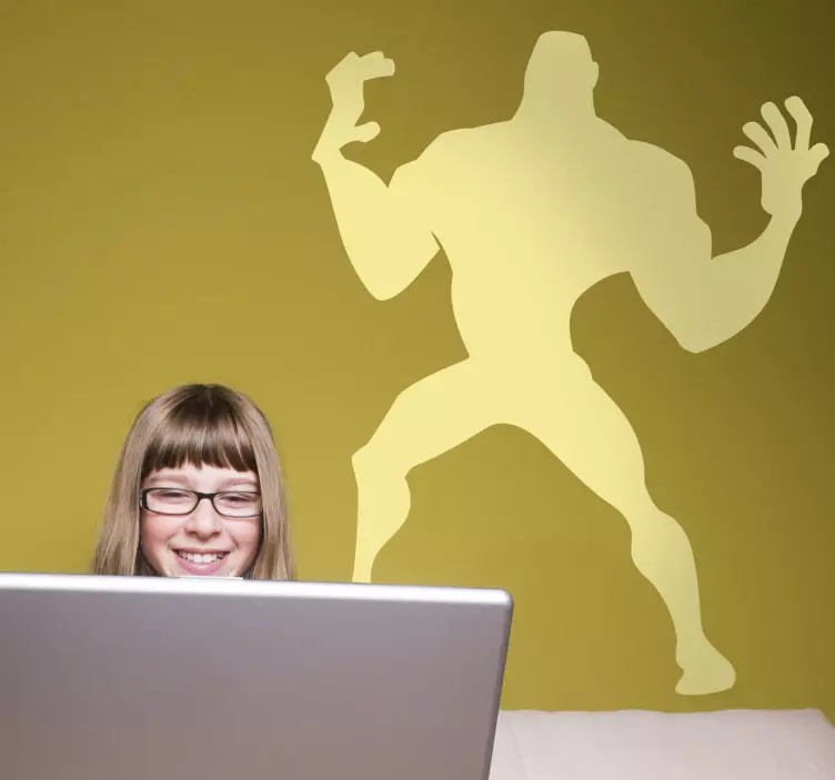 Wandtattoo Figur heroische silhouettenfigur - TenStickers