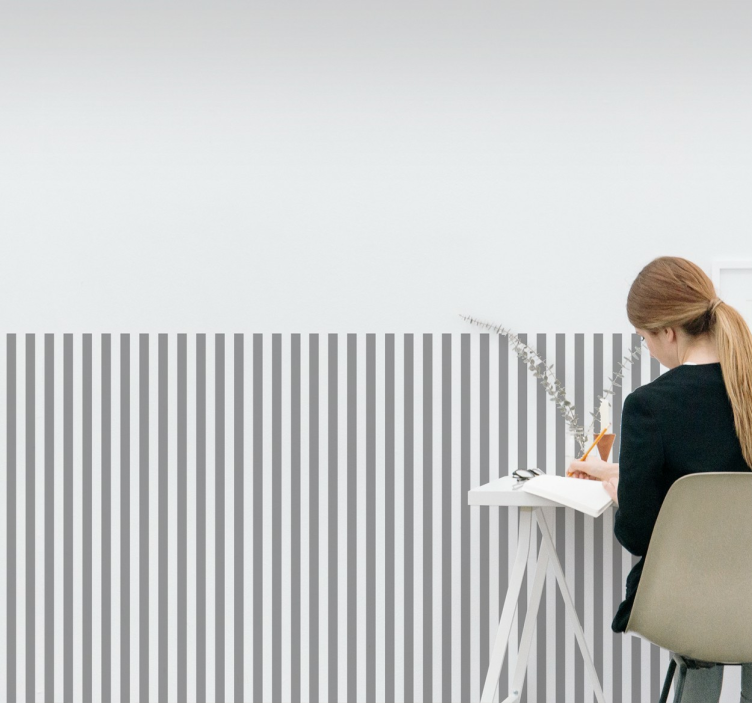 Linien Wandtattoo Schlafzimmer - TenStickers