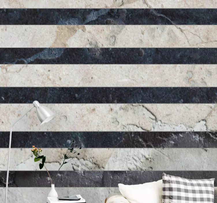 Wandtattoo Schlafzimmer elegantes strukturiertes muster - TenStickers