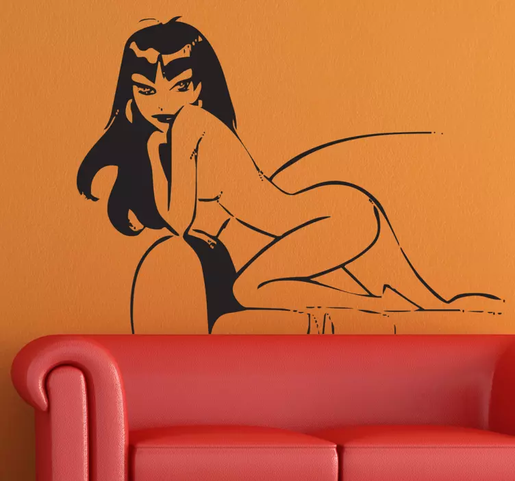 Wandtattoo Schlafzimmer sexy Frau - TenStickers