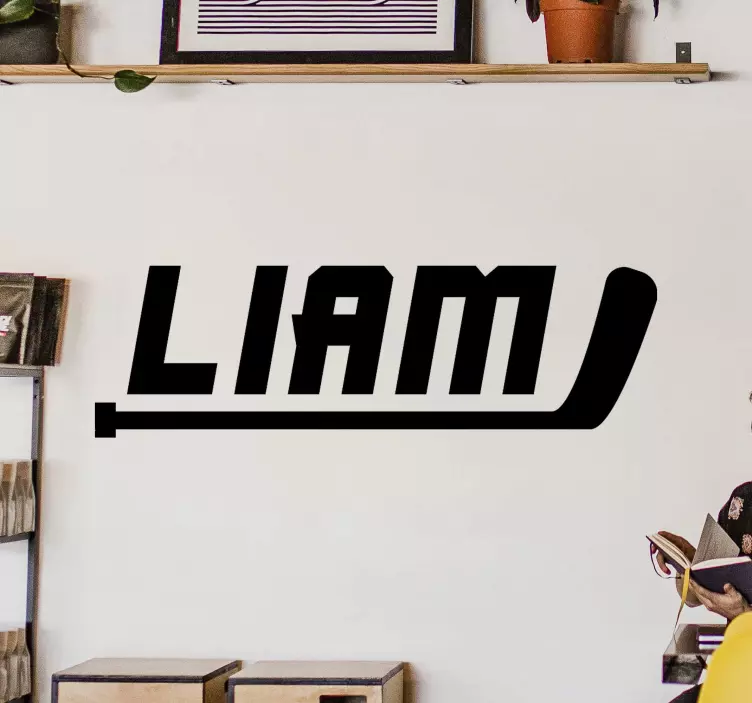 Sport Aufkleber Personalisierter eishockeytorwart - TenStickers