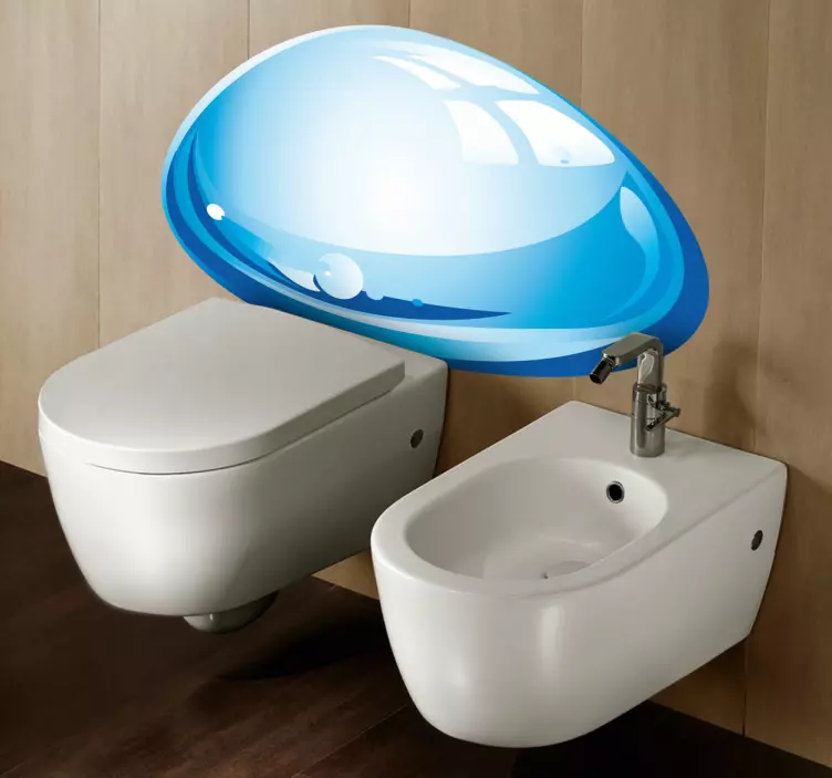 Wandtattoo Wassertropfen - TenStickers