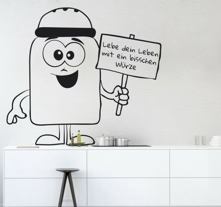 Wandtattoo Würze dein Leben - TenStickers