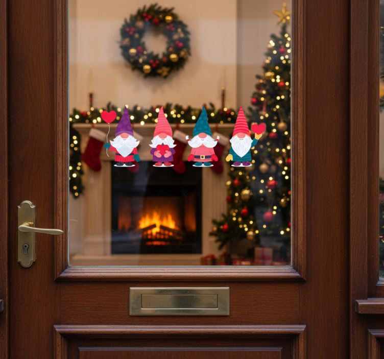 Weihnachtsaufkleber weihnachtswichtel - TenStickers