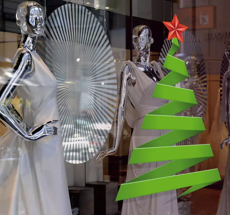 Weihnachtsbaum Aufkleber - TenStickers