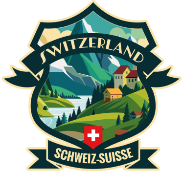 Autoaufkleber vintage schweizer symbole - TenStickers