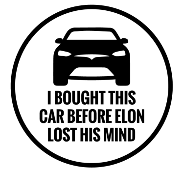 Autoaufkleber Tesla - TenStickers
