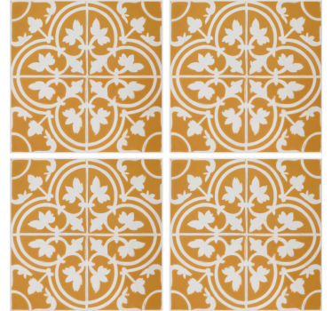 Fliesenaufkleber orientalisch gelb - TenStickers