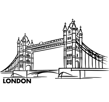 Wandtattoo Tower Bridge London - TenStickers