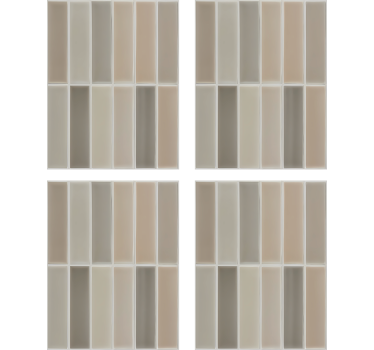 Wandtattoo Badezimmer rechteck-motiv - TenStickers
