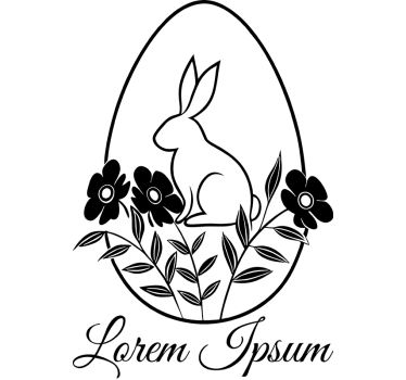 Schaufenster Folie benutzerdefinierter text für ostern - TenStickers