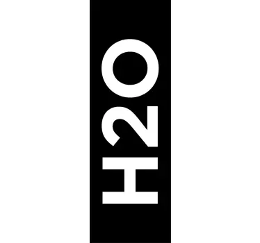 Folie Duschkabine  H2O - TenStickers