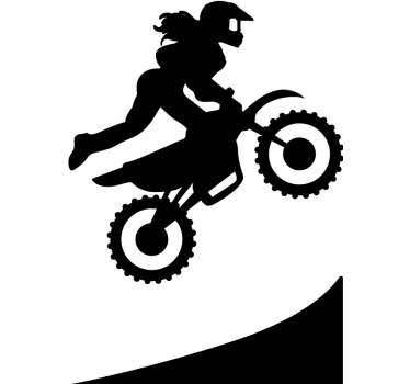 Lichtschalter Aufkleber moto-cross - TenStickers