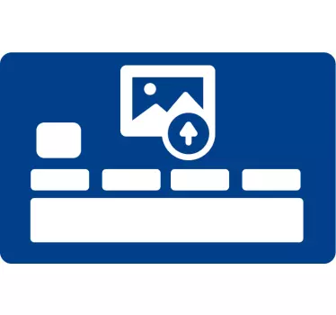 Personalisierbarer Kreditkarten Aufkleber - TenStickers
