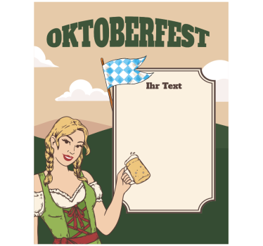 Sticker Oktoberfest bayerisches - TenStickers