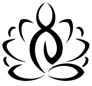 Wandtattoo abstrake Yogafigur - TenStickers