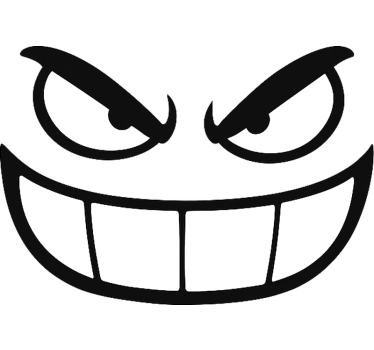 Autoaufkleber schelmischer rückspiegel-gremlin - TenStickers
