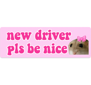 Autoaufkleber neu fahrer freundlich sein - TenStickers