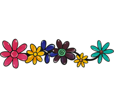 Autoaufkleber florales fahrzeugdesign - TenStickers