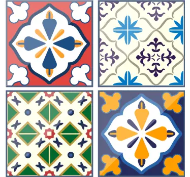 Typisch portugiesischer Fliesen Aufkleber - TenStickers