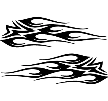 Motorrad Aufkleber Tribal - TenStickers
