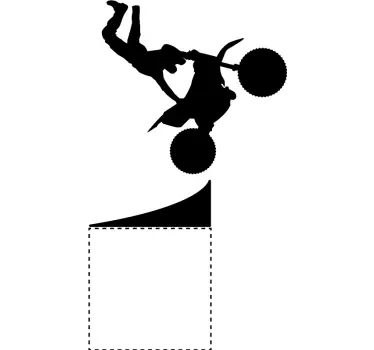 Lichtschalter Symbol Aufkleber Motocross-schalter - TenStickers