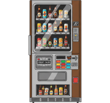 Folie kühlschrank bierautomat - TenStickers