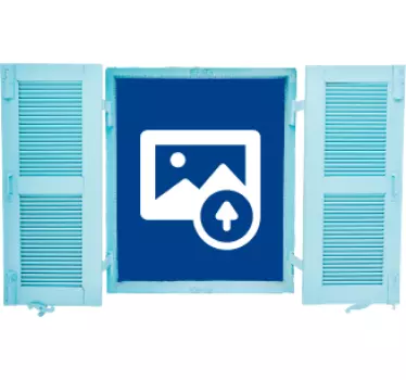 Wandtattoo visuelle Effekte Tropischer Strand - TenStickers