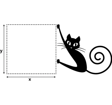 Lichtschalter kleber katzenschwanz - TenStickers