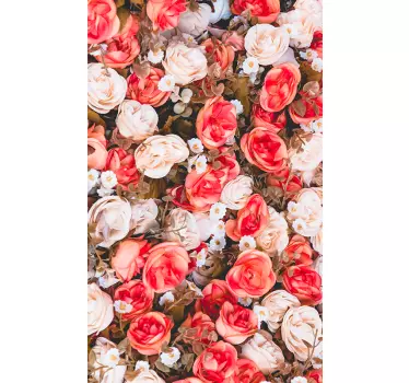 Waschmaschinen Aufkleber Blumen - TenStickers