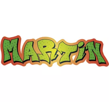 Graffiti Name Fahrrad Sticker - TenStickers