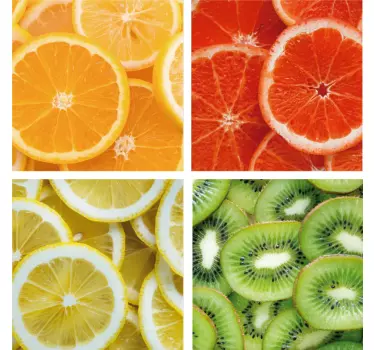Fliesen Aufkleber Citrus Früchte - TenStickers