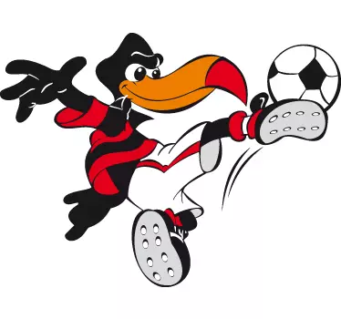 Fußball Vogel Aufkleber - TenStickers