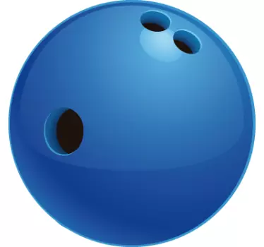 Wandtattoo Bowlingkugel - TenStickers