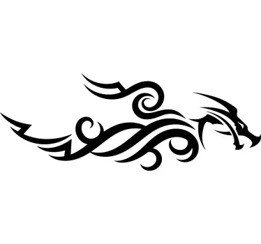 Auto Sticker Tribal Drache - TenStickers