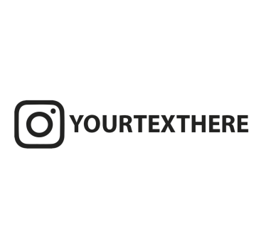 Autoaufkleber mit instagram benutzername - TenStickers