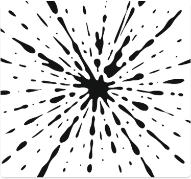 Autoaufkleber im splash-painting-design - TenStickers