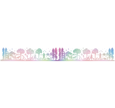 Autoaufkleber berglandschaft silhouette - TenStickers